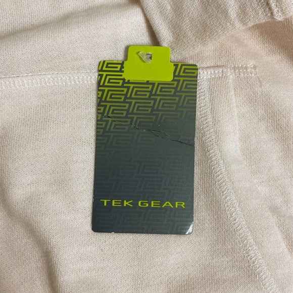 NWT Tek Gear Women’s Sherpa Funnel Cowl Neck Fleece Pullover, Pale Pink - Picture 8 of 9